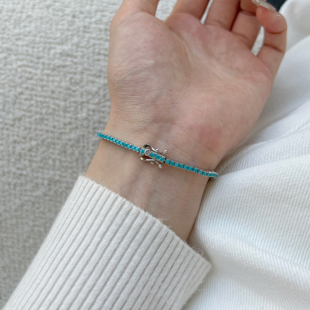 [Amore]Dazzling Exquisite Round Cut Daily Bracelet