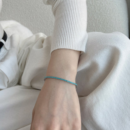 [Amore]Dazzling Exquisite Round Cut Daily Bracelet