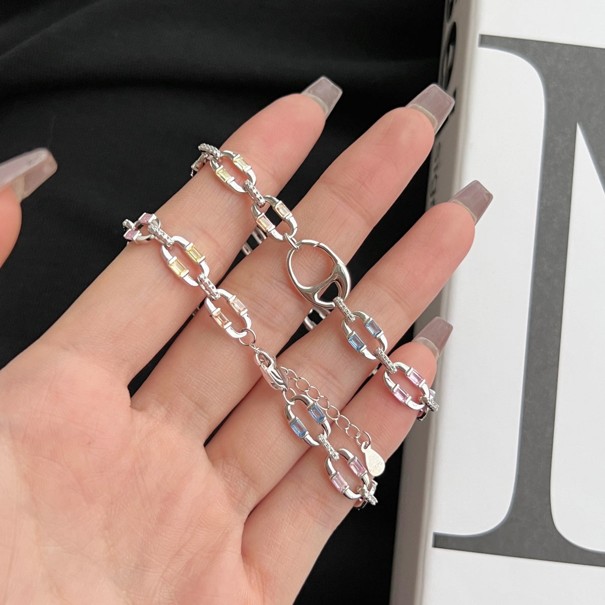 [Amore]Dazzling Colorful Daily Bracelet