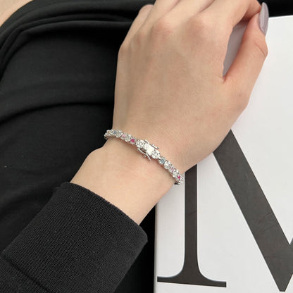 [Amore]Dazzling Radiant Multi Cut Daily Bracelet