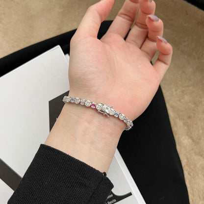 [Amore]Dazzling Radiant Multi Cut Daily Bracelet