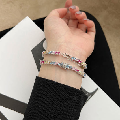 [Amore]Ornate Sparkling Multi Cut Party Bracelet