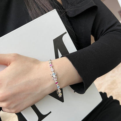 [Amore]Radiant Water Drop Shape Daily Bracelet