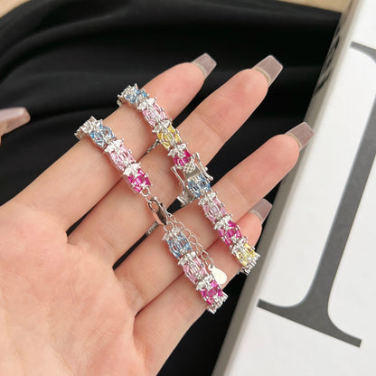[Amore]Delicate Colorful Multi Cut Party Bracelet