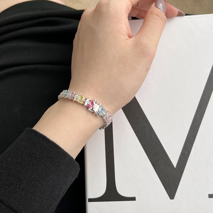 [Amore]Delicate Colorful Multi Cut Party Bracelet