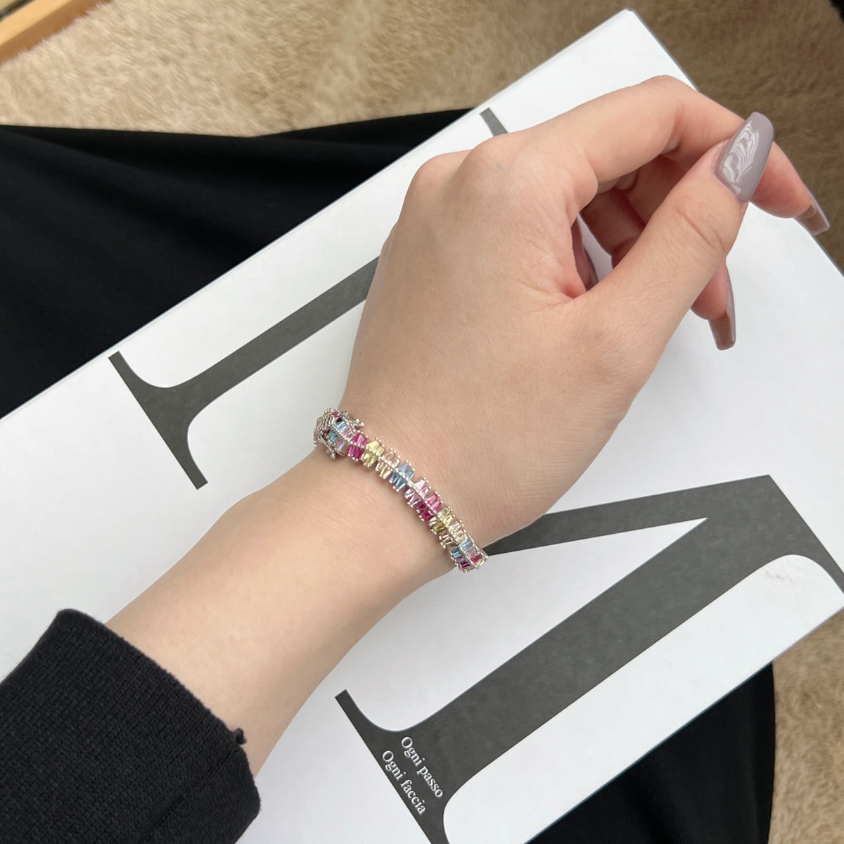 [Amore]Sparkling Exquisite Multi Cut Party Bracelet