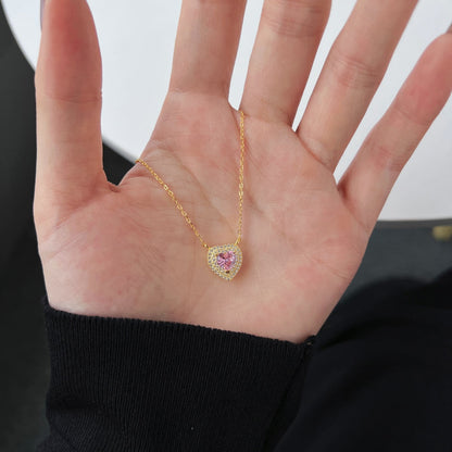 [Amore]Exquisite Heart Shape Necklace