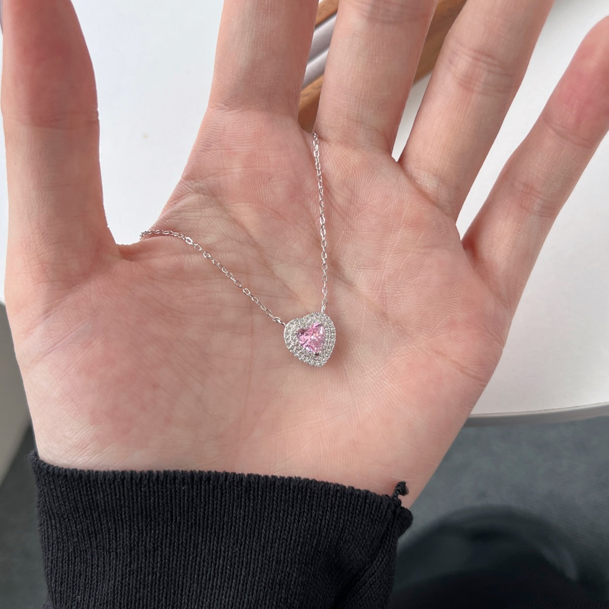 [Amore]Exquisite Heart Shape Necklace