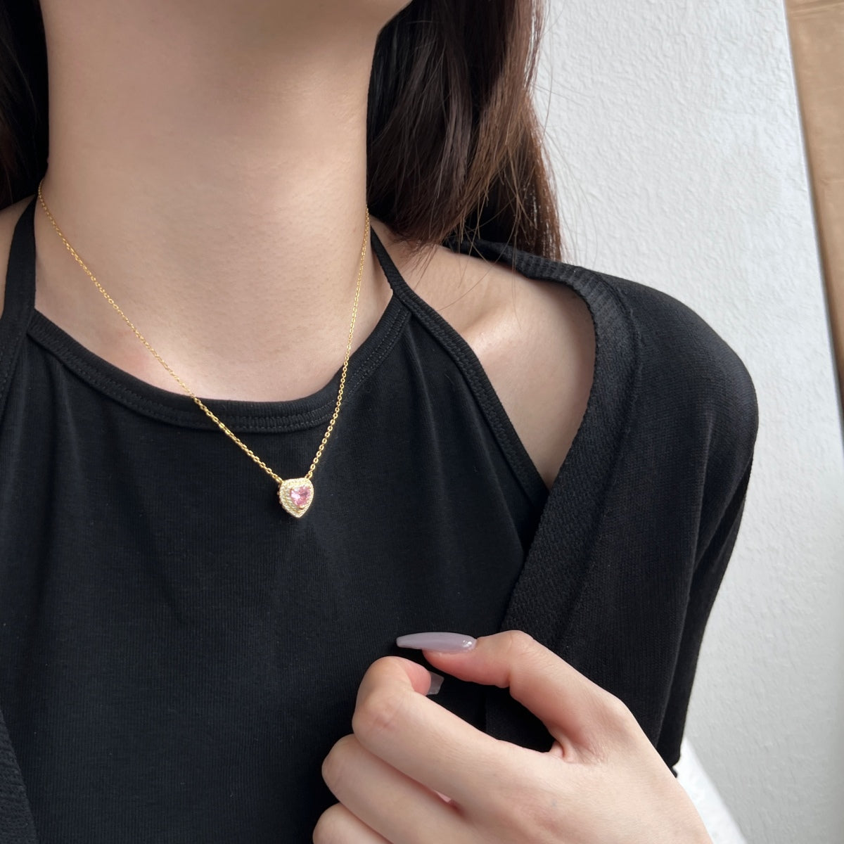 [Amore]Exquisite Heart Shape Necklace