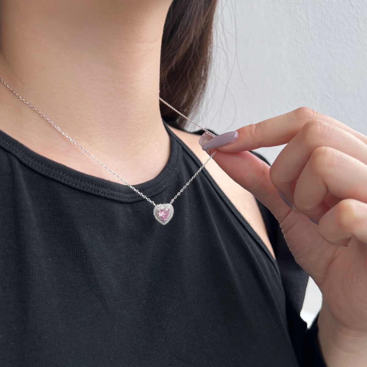 [Amore]Exquisite Heart Shape Necklace