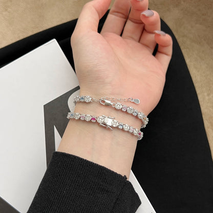 [Amore]Dazzling Radiant Multi Cut Daily Bracelet