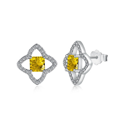 [Amore]Elegant Star Shape Princess Cut Daily Earrings