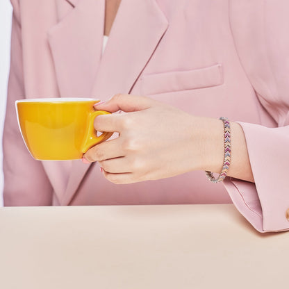 [Amore]Ornate Sparkling Round Cut Party Bracelet