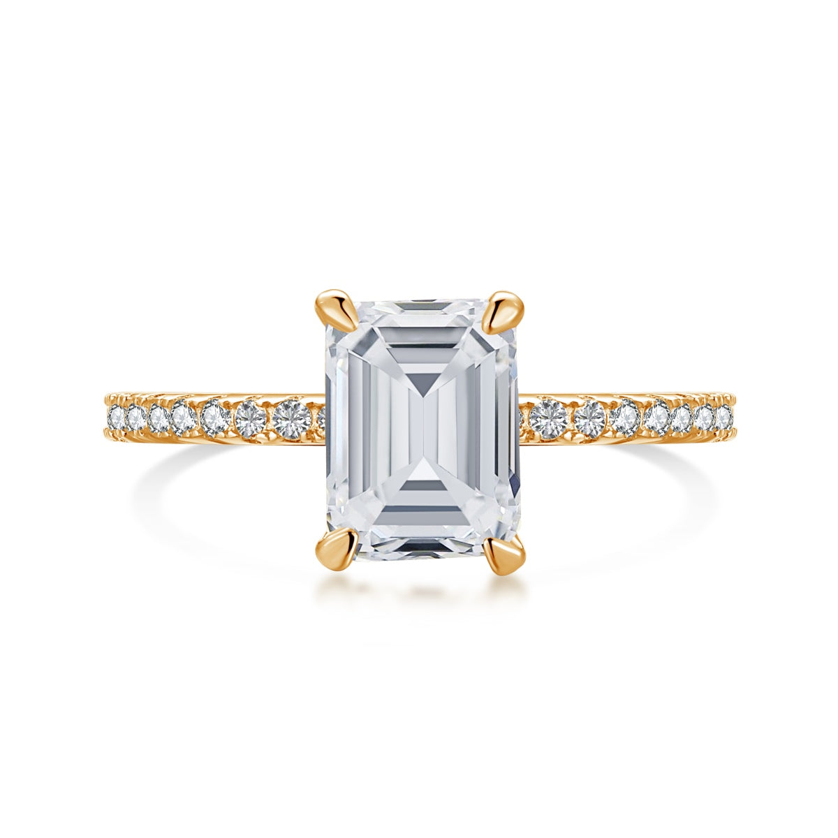 [Amore]2.0 Carat Scintillating Ornate Radiant Cut Party Ring