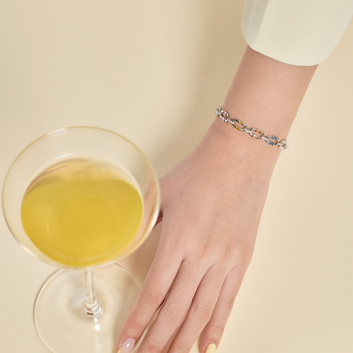 [Amore]Dazzling Colorful Daily Bracelet
