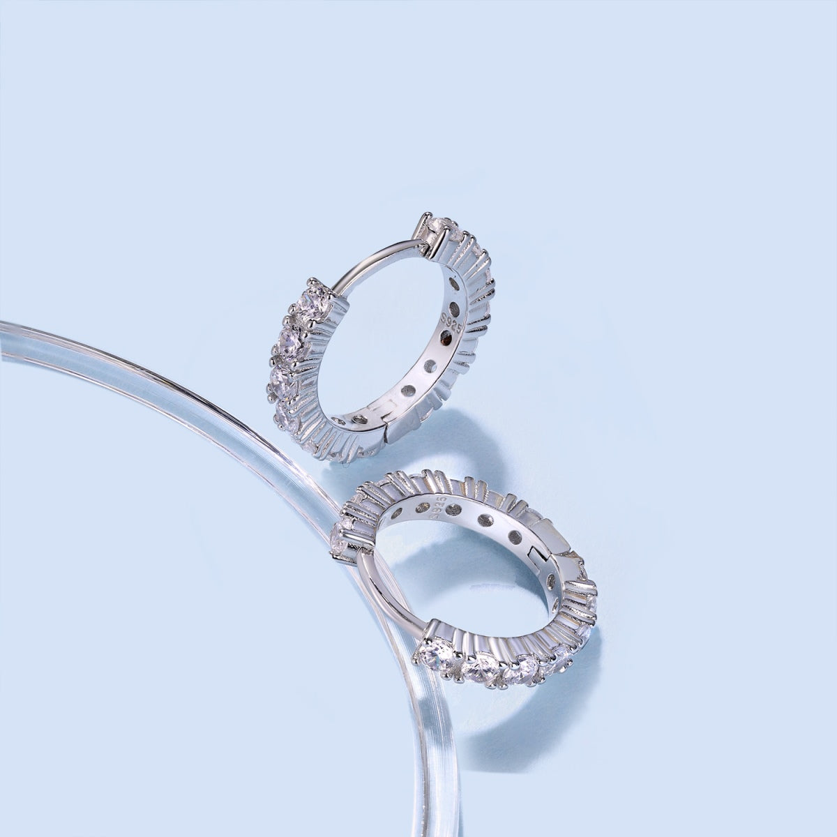 [Amore]Radiant Colorful Round Cut Earrings