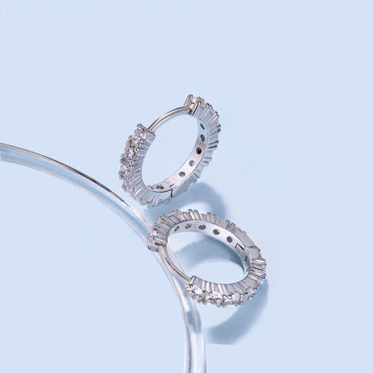 [Amore]Radiant Colorful Round Cut Earrings