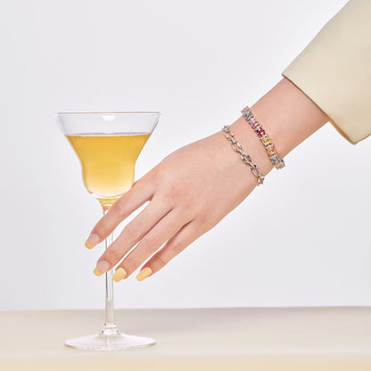 [Amore]Delicate Colorful Multi Cut Party Bracelet