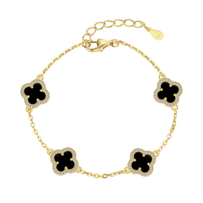 [Amore]Four-Leaf Clover Exquisite Bracelet