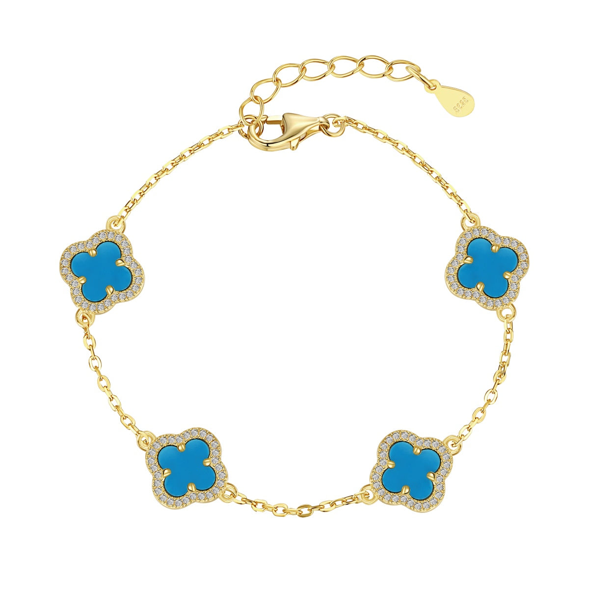 [Amore]Four-Leaf Clover Exquisite Bracelet