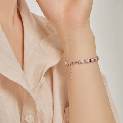 [Amore]Radiant Colorful Round Shape Daily Bracelet