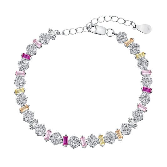 [Amore]Radiant Colorful Round Shape Daily Bracelet