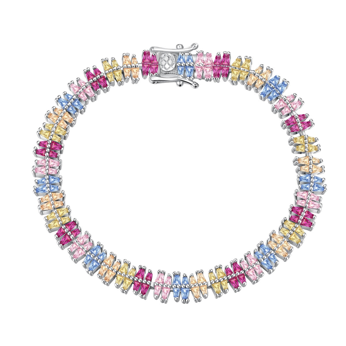 [Amore]Sparkling Exquisite Multi Cut Party Bracelet