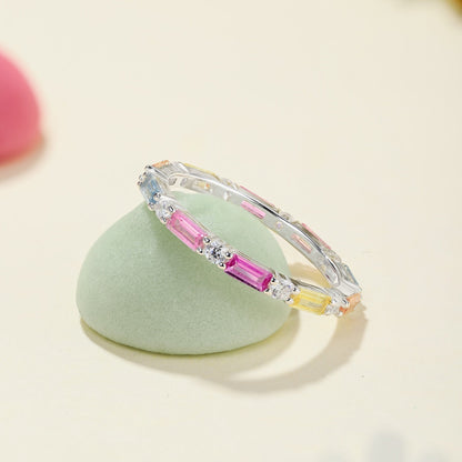 [Amore]Lively In Shades Elegant Radiant Cut Daily Ring