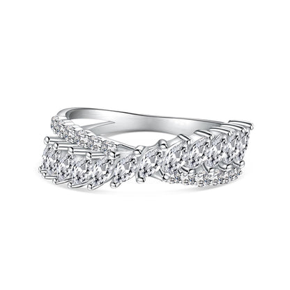 [Amore]Unique Colorful Marquise Cut Daily Ring