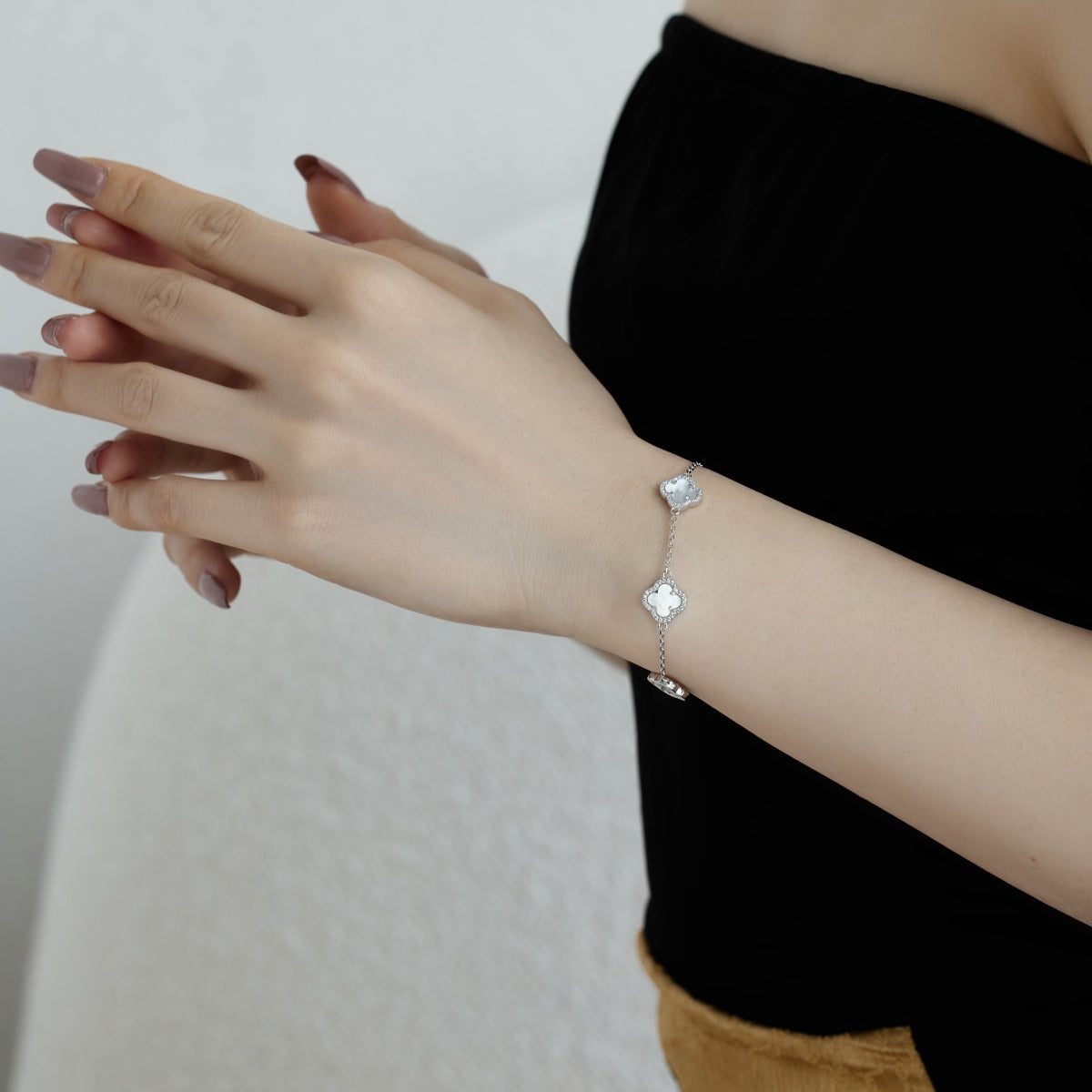 [Amore]Four-Leaf Clover Exquisite Bracelet