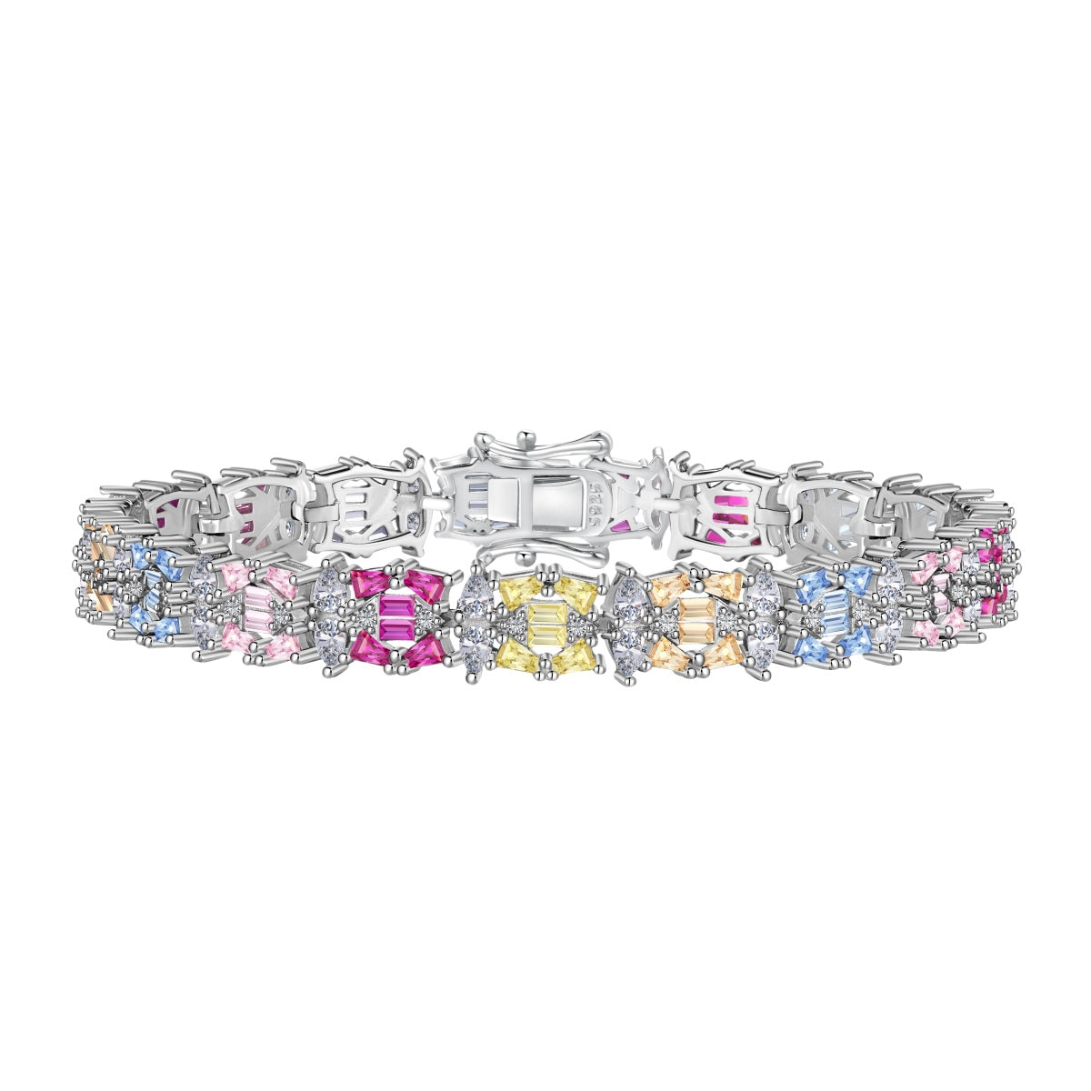 [Amore]Delicate Colorful Multi Cut Party Bracelet