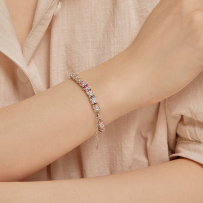 [Amore]Unique Colorful Flower Shape Daily Bracelet