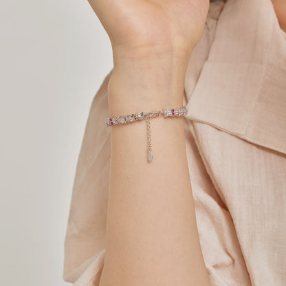 [Amore]Unique Colorful Flower Shape Daily Bracelet