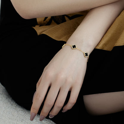 [Amore]Four-Leaf Clover Exquisite Bracelet
