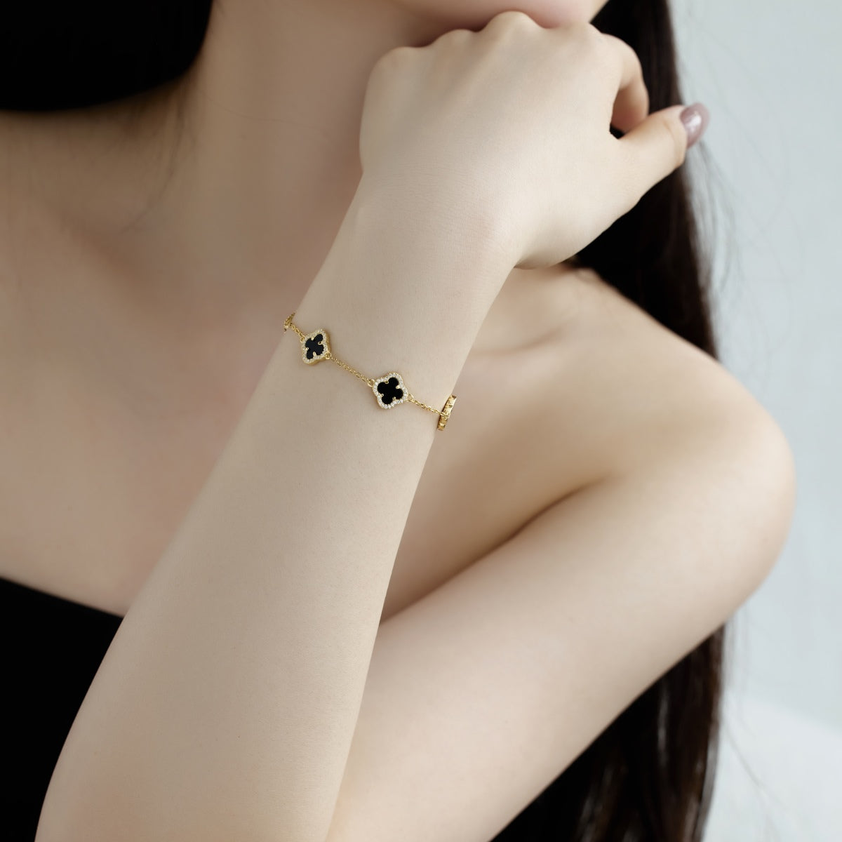 [Amore]Four-Leaf Clover Exquisite Bracelet