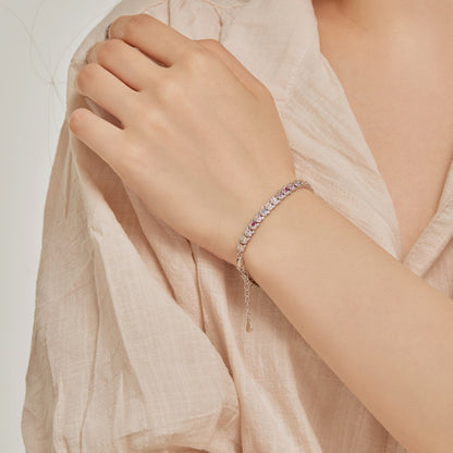 [Amore]Delicate Colorful Multi Cut Daily Bracelet