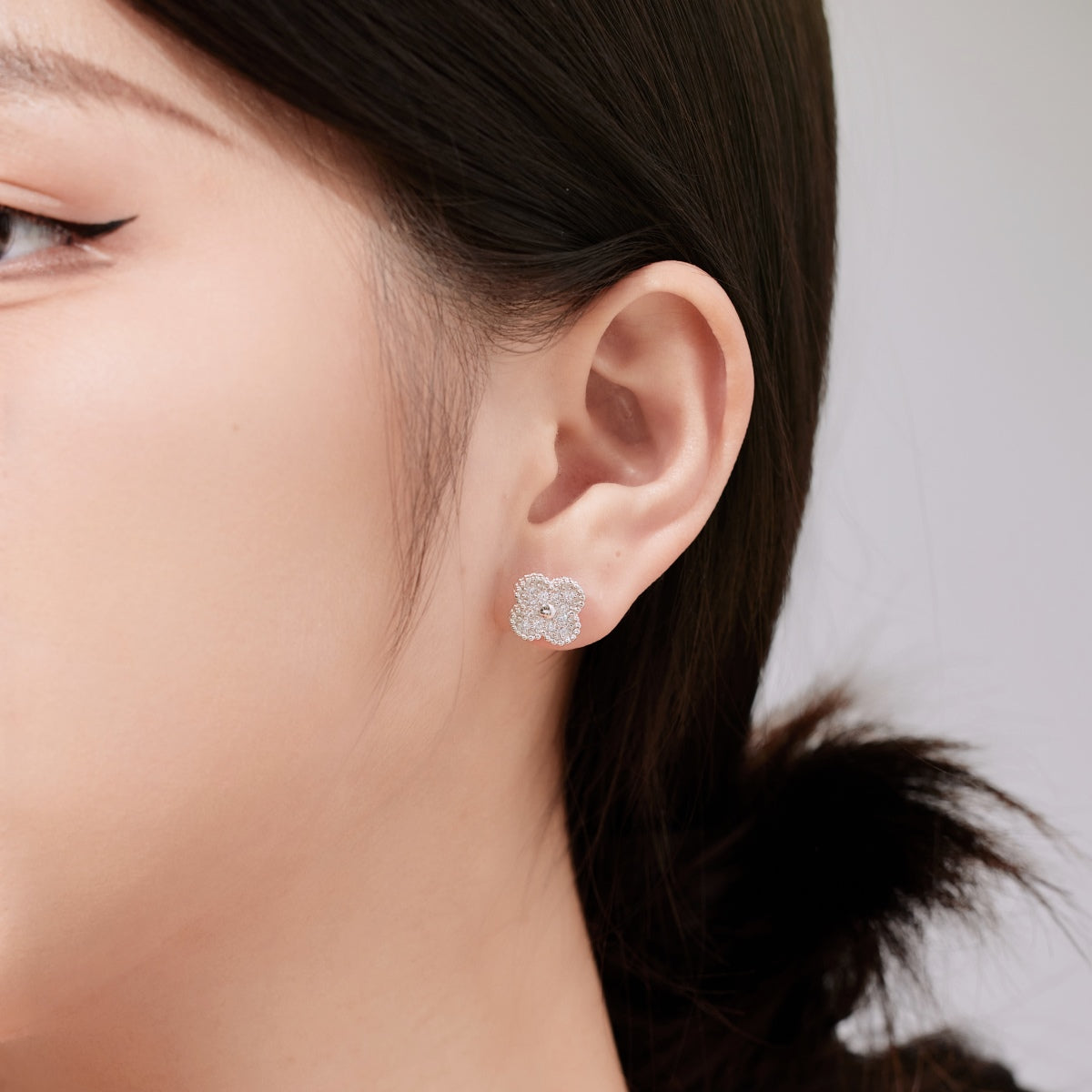 [Amore]Four Leaf Clover Fashion Earrings