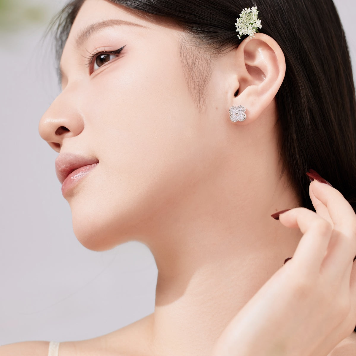 [Amore]Four Leaf Clover Fashion Earrings
