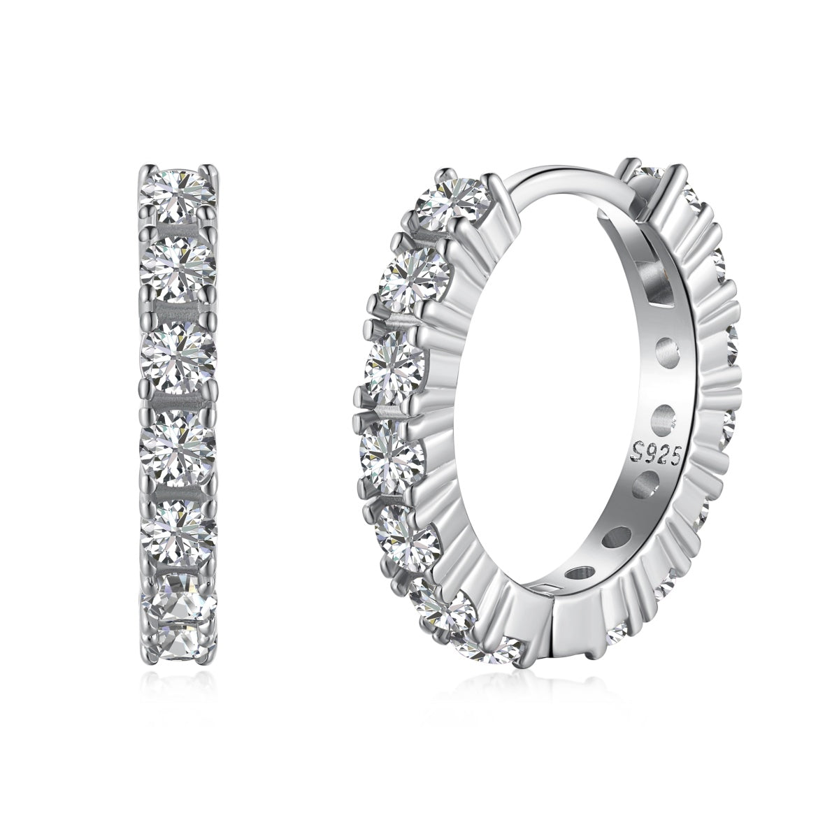 [Amore]Radiant Colorful Round Cut Earrings