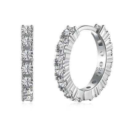 [Amore]Radiant Colorful Round Cut Earrings