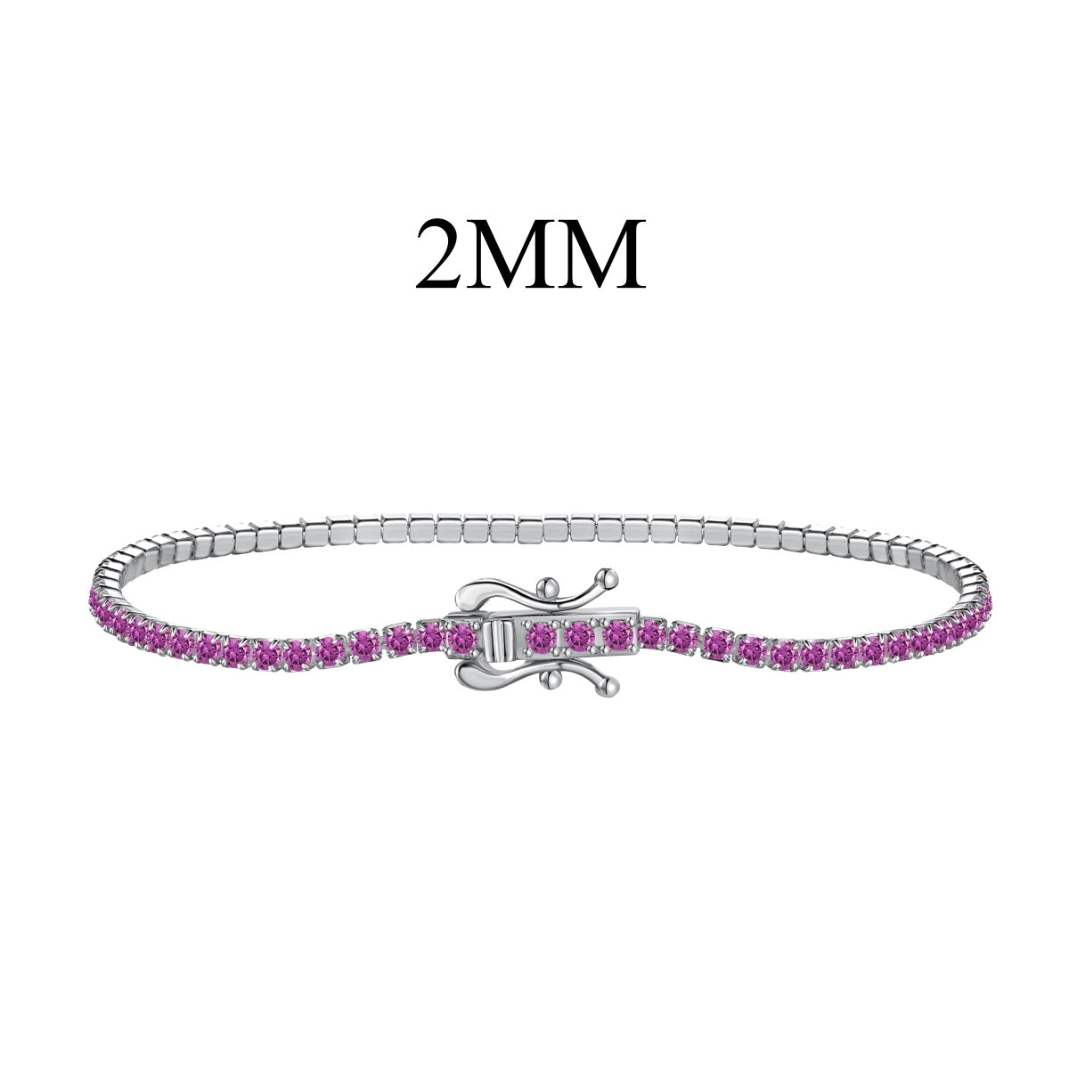 [Amore]Radiant Colorful Round Cut Party Bracelet