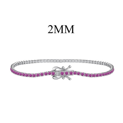 [Amore]Radiant Colorful Round Cut Party Bracelet