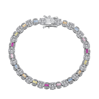 [Amore]Dazzling Radiant Multi Cut Daily Bracelet