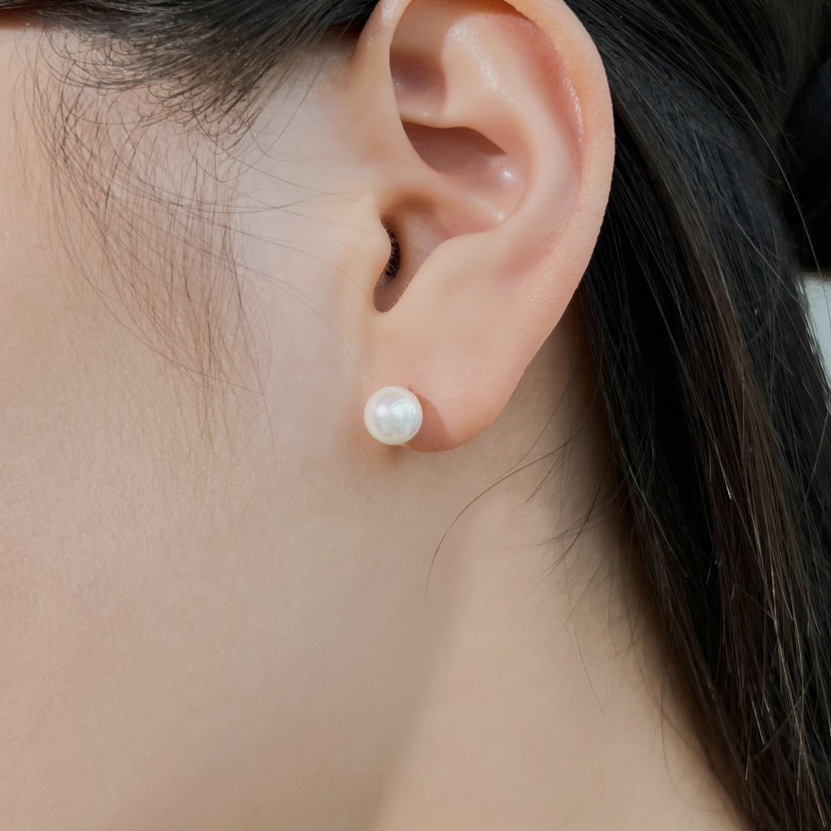 [Amore]Delicate Pearl Earrings