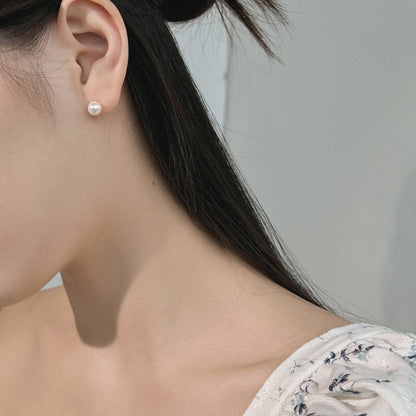 [Amore]Delicate Pearl Earrings