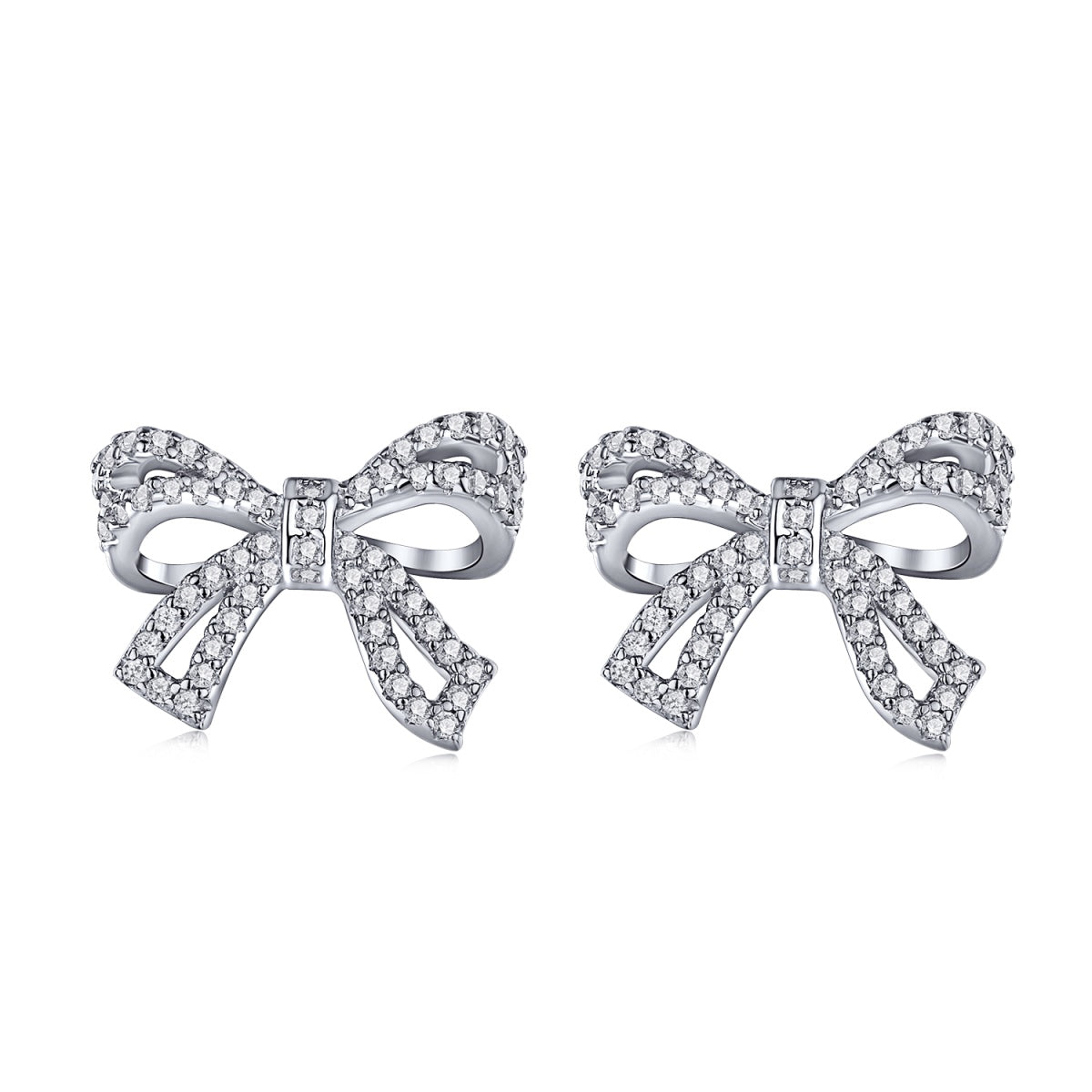 [Amore]Dainty Bow Shape Earrings