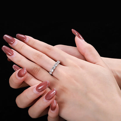 [Amore]Eternity Round Cut Tennis Ring