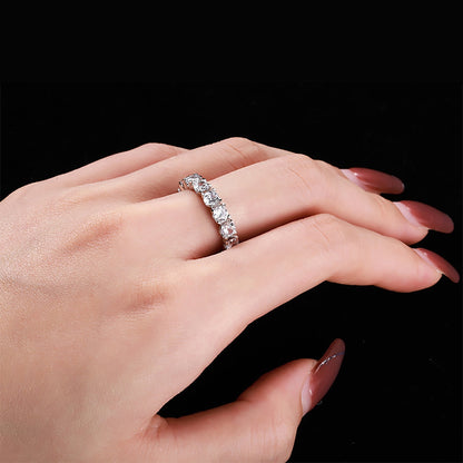 [Amore]Eternity Round Cut Tennis Ring