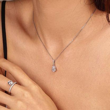 [Amore]Delicate Water Drop Shape Fashion Necklace