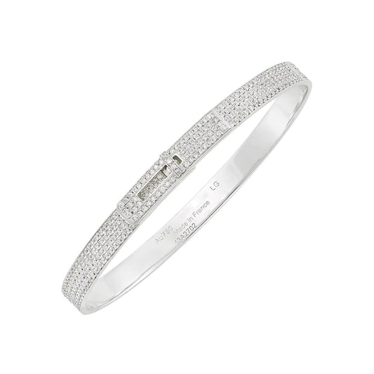 [Amore]HM KELLY BRACELET IN SILVER AND FULL PAVE DIAMOND